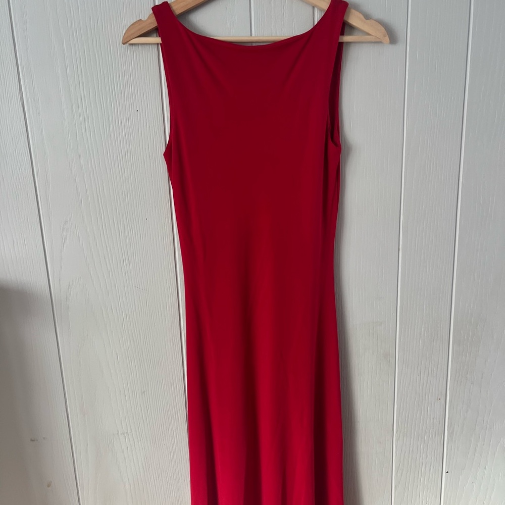 Ralph Lauren Vibrant Red Maxi Dress